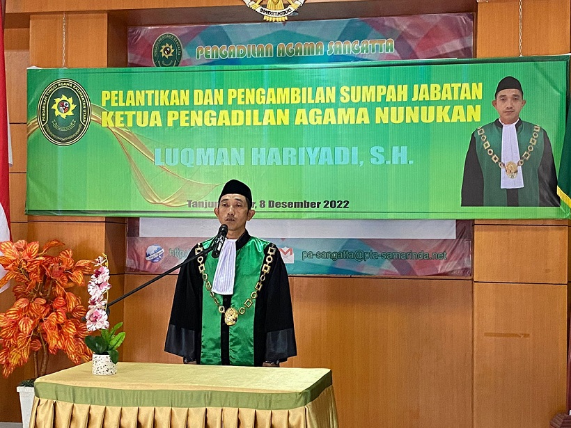 1 09122022 PA Sangatta Pelantikan Bapak Luqman Hariyadi