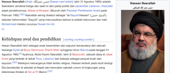 Artikel Hassan Nasrallah