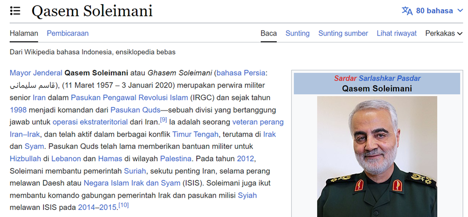 Artikel 23102023 Qasem Soleimani