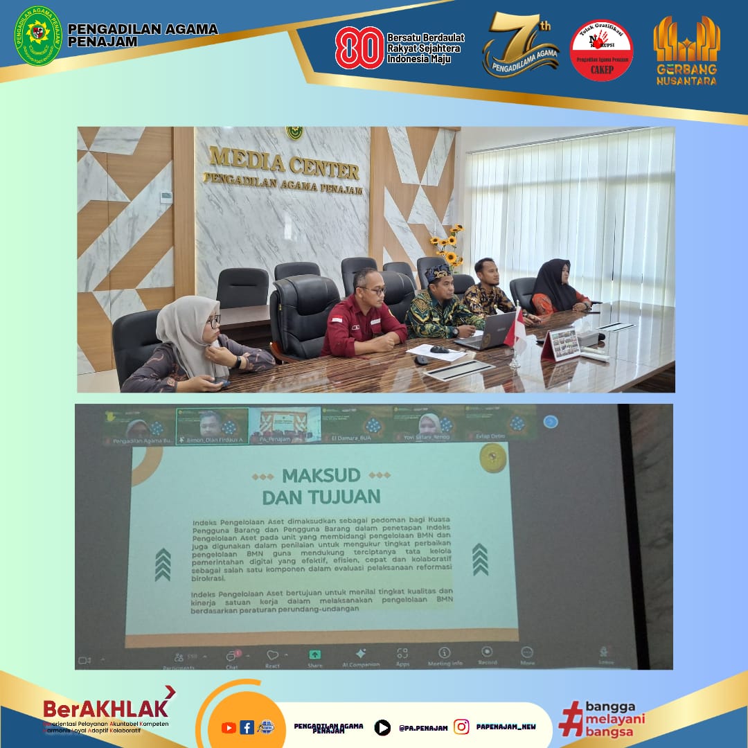 2.Perkuat Akuntabilitas PA Penajam Ikuti Sosialisasi Fitur E SAKIP pada Aplikasi BATARA 2